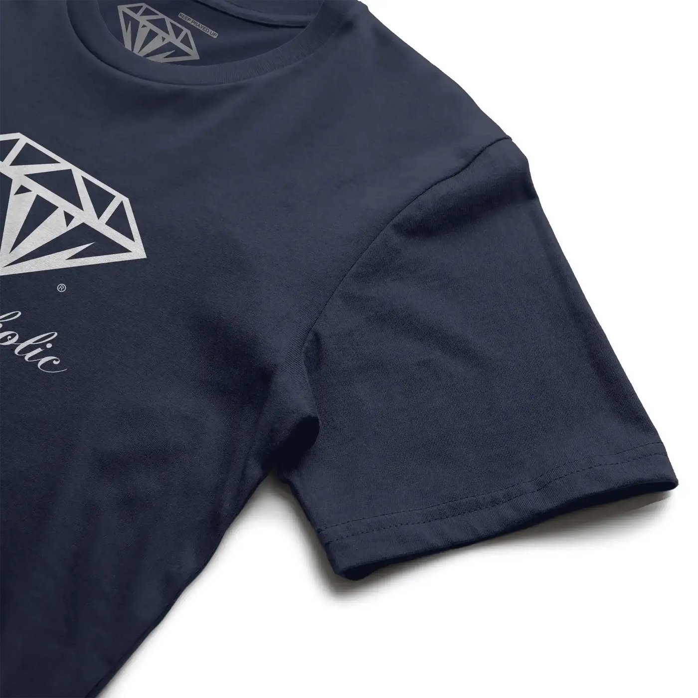 BALLAHOLIC Classic Tee Navy – Premium Basketball Streetwear T